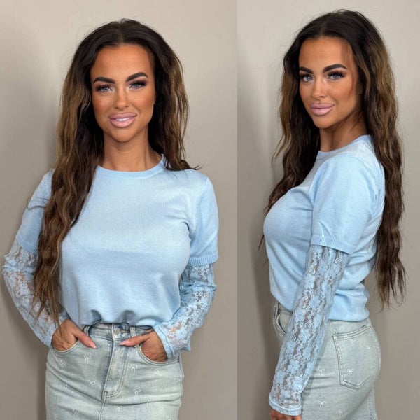 top Clara blauw blauw 9516