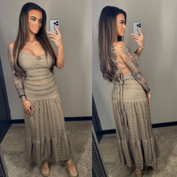 2 delig set taupe