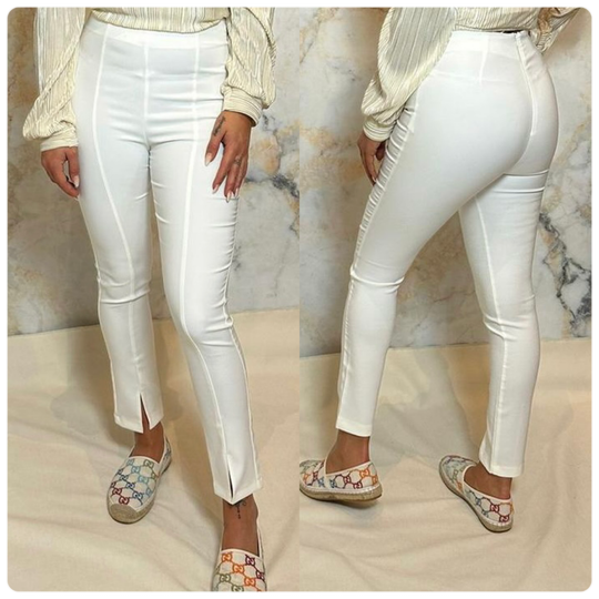 Split broek offwithe k018