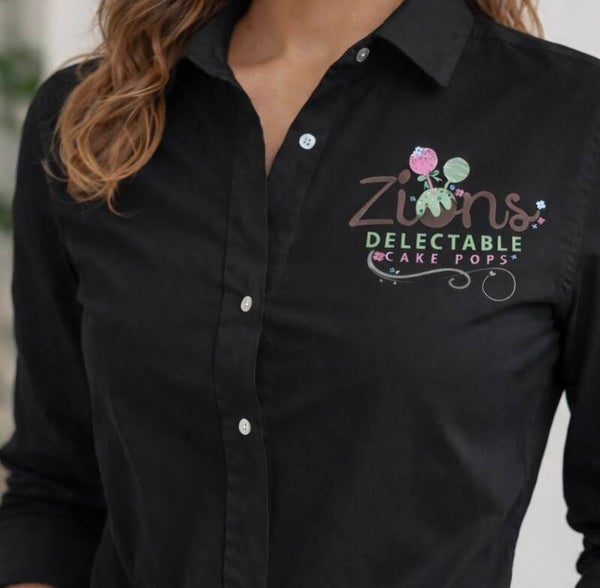 Button Down with logo