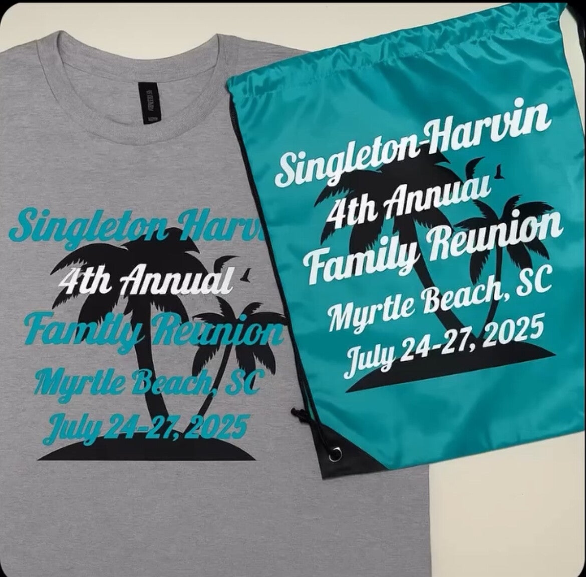 Drawstring Bag/T-shirt set