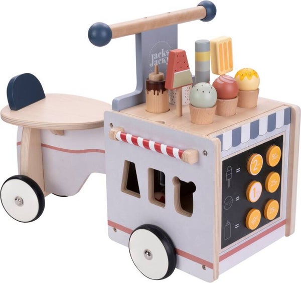 Houten Loopfiets Ijskar Jack & Jacky