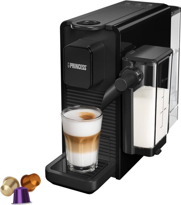 Princess Capsule and Latte Pro Koffiemachine Zwart
