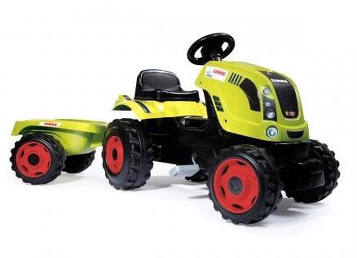 Smoby Tractor Claas met Trailer