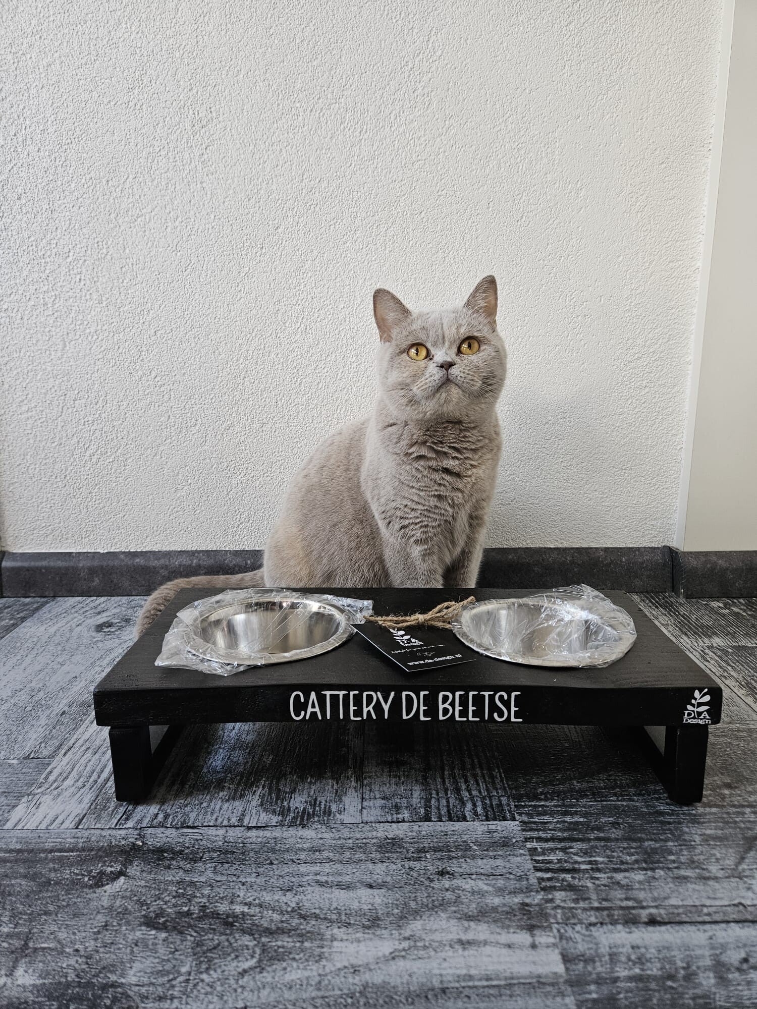 Staal Black Wash met naam (Maat S)