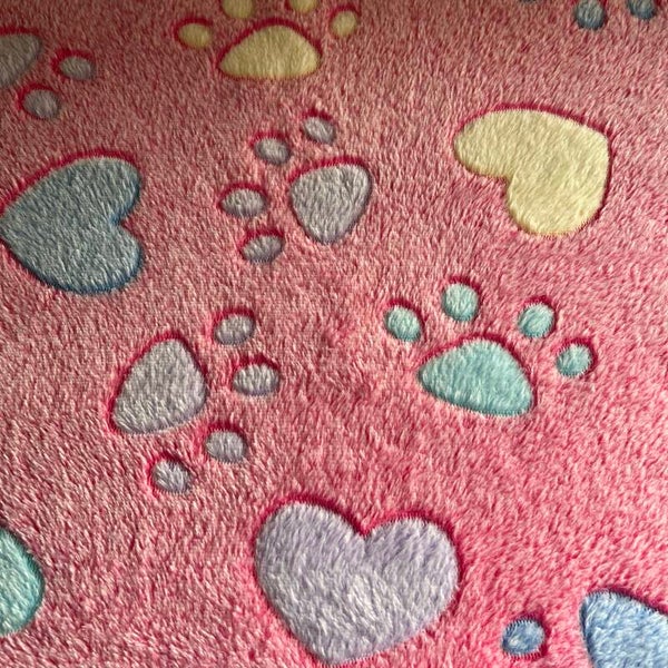 Zacht honden/katten kleedje roze