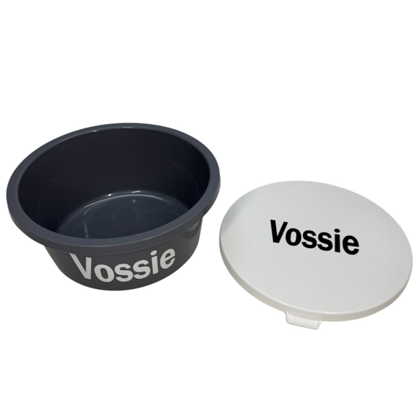 Voerbakset 2 Liter – Inclusief Deksel (Met Naam)