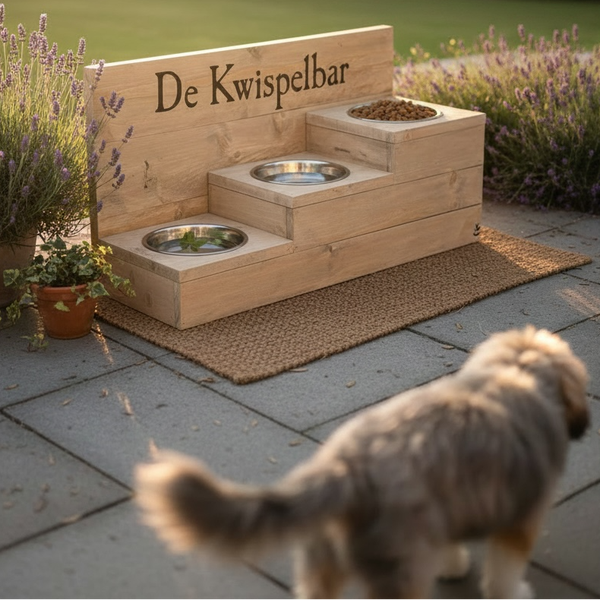 Kwispelbar – luxe drinkbar voor honden,