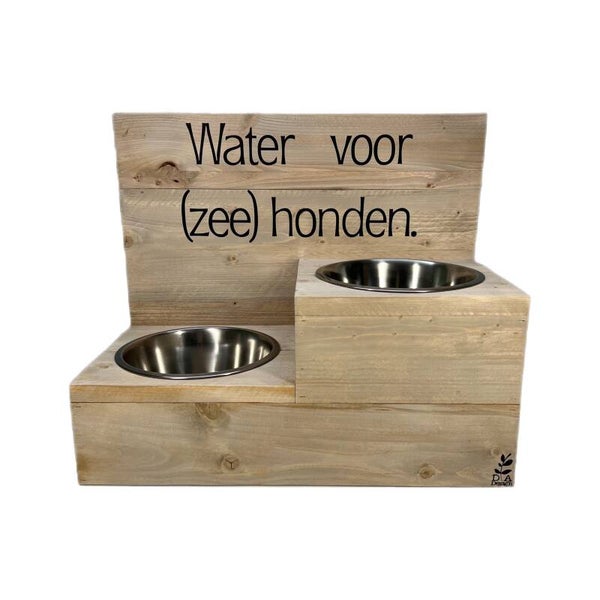 Luxe drinkbak – geschikt voor hondvriendelijke locaties. (L)