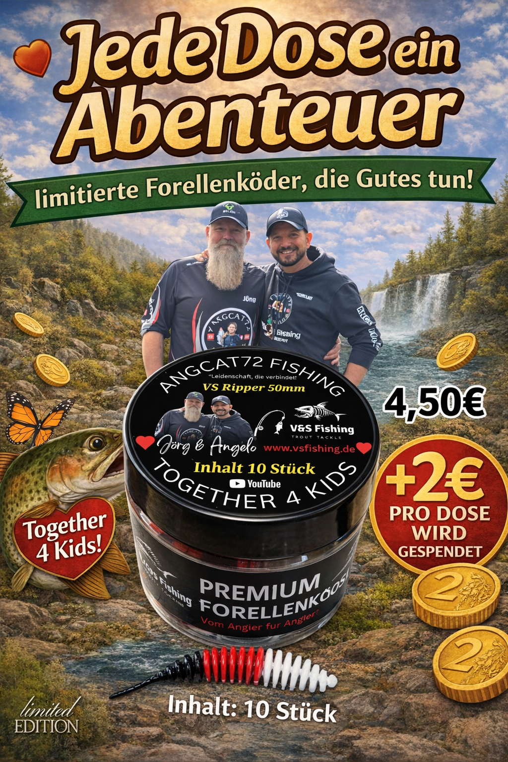 Limited Köder "Together 4 Kids" by VS Fishing