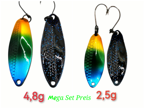 Fliegen Set 2,5g und 4,8g