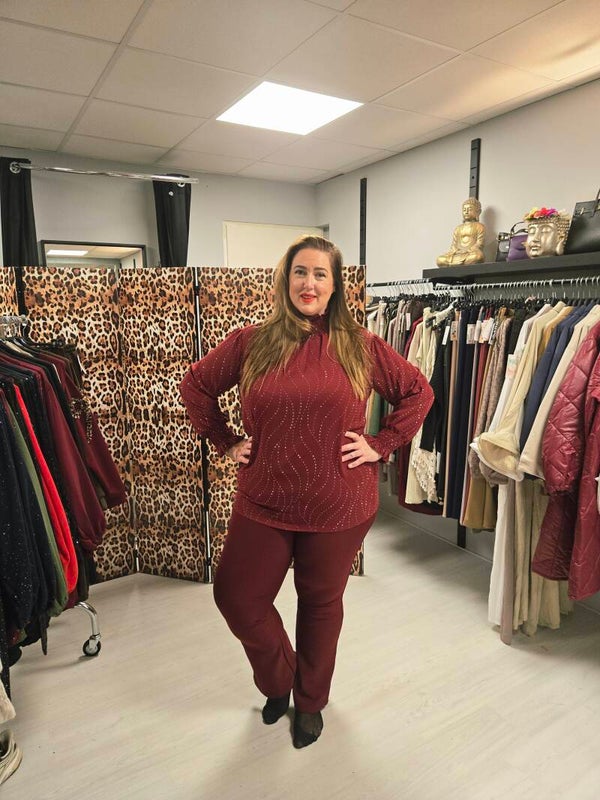 Turtle blouse bling 029 stuntje