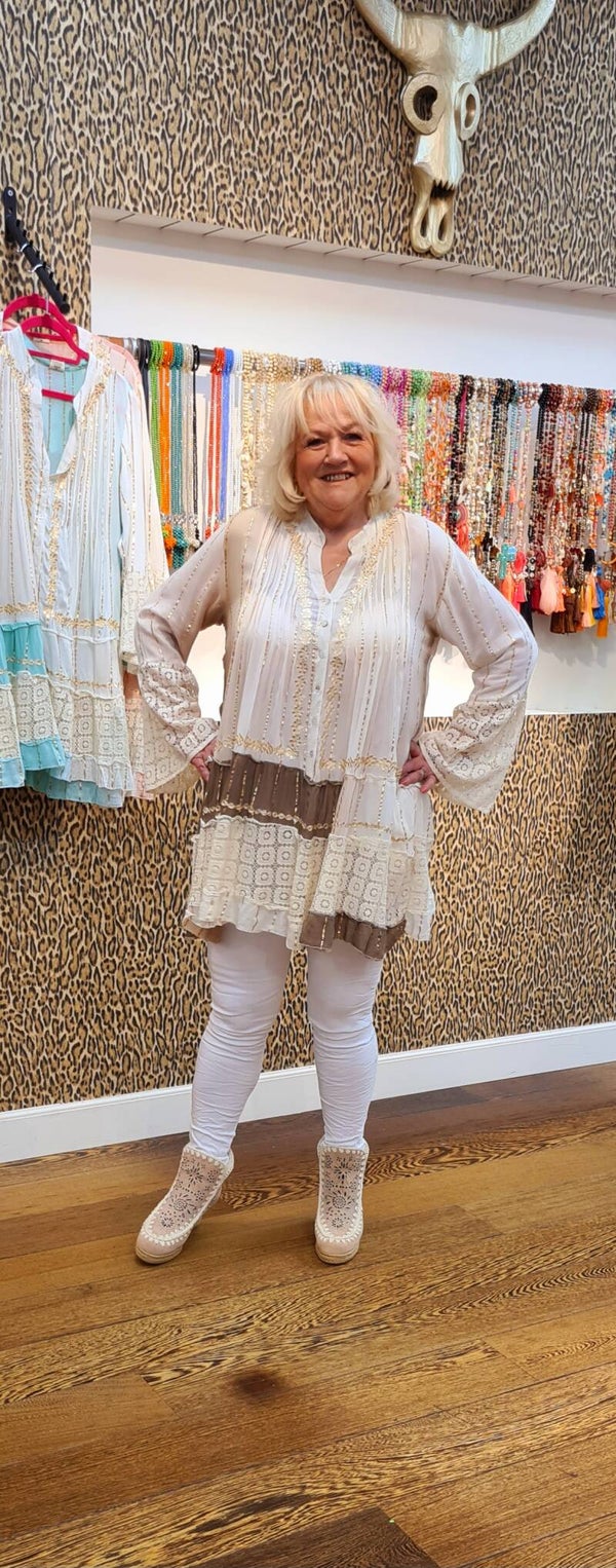 Tuniek boho gold