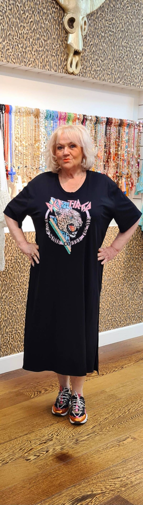 STUNTJE  Jog dress Panter face