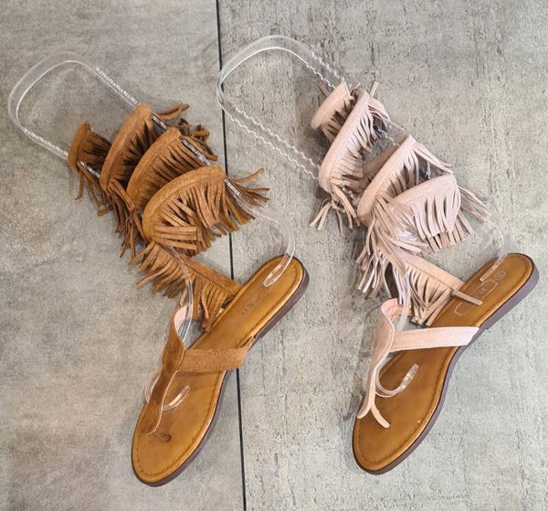 Ibiza fringle slipper