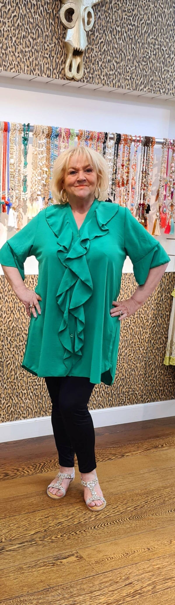 STUNTJE Roeselblouse