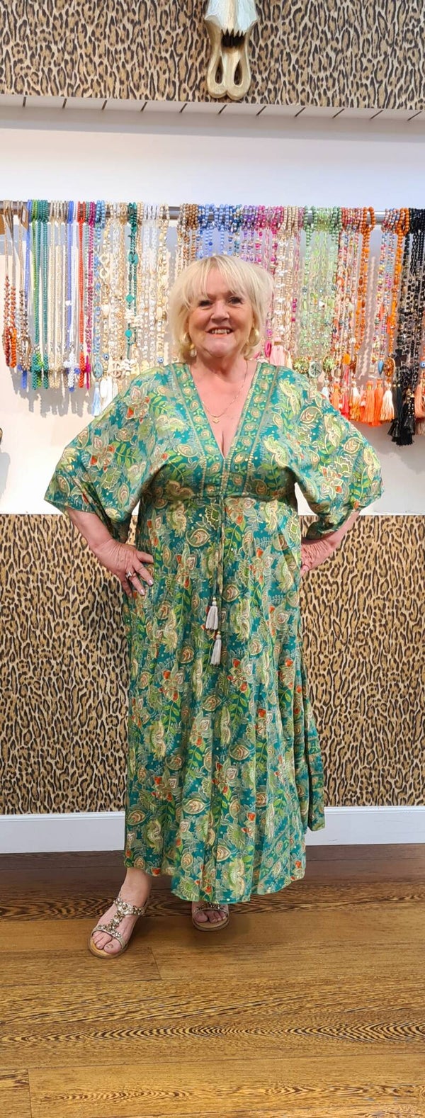 STUNTJE Ibiza silky dress