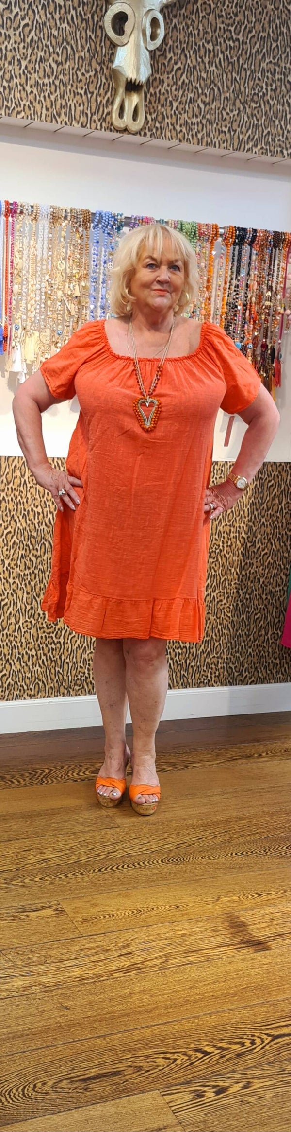 STUNTJE Jurk bali katoen