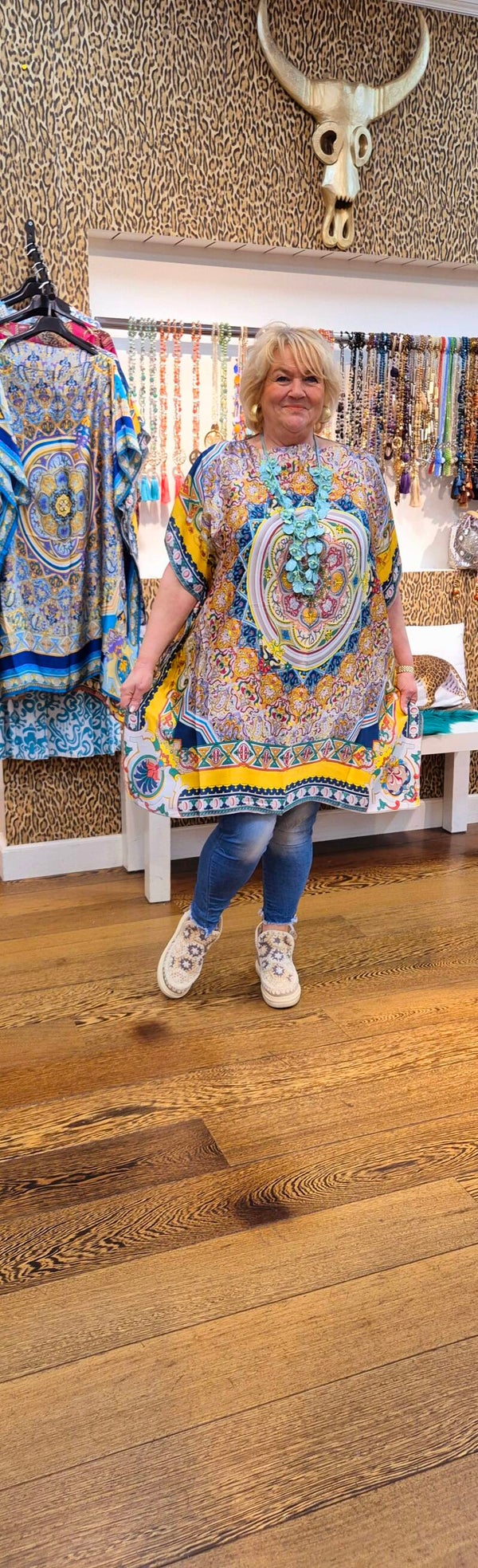 STUNTJE Silky kaftan