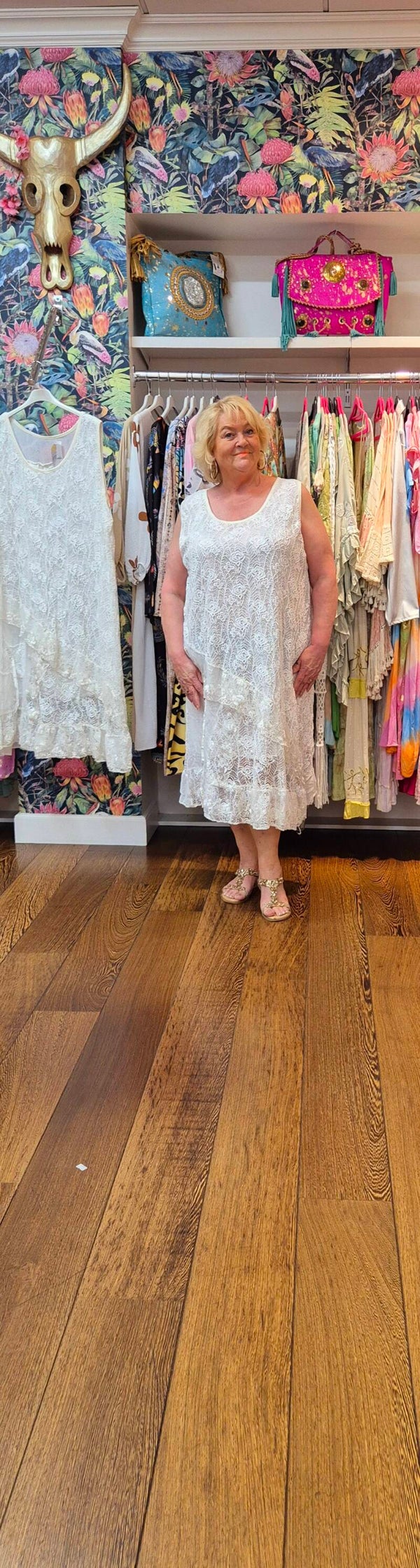 STUNTJE Ibiza lace dress grande