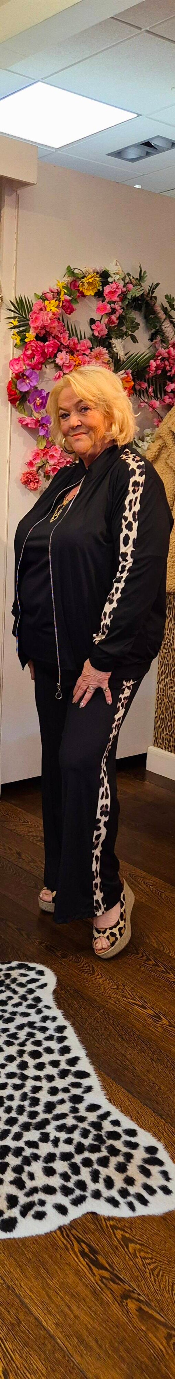 Travel flair leopard stripe