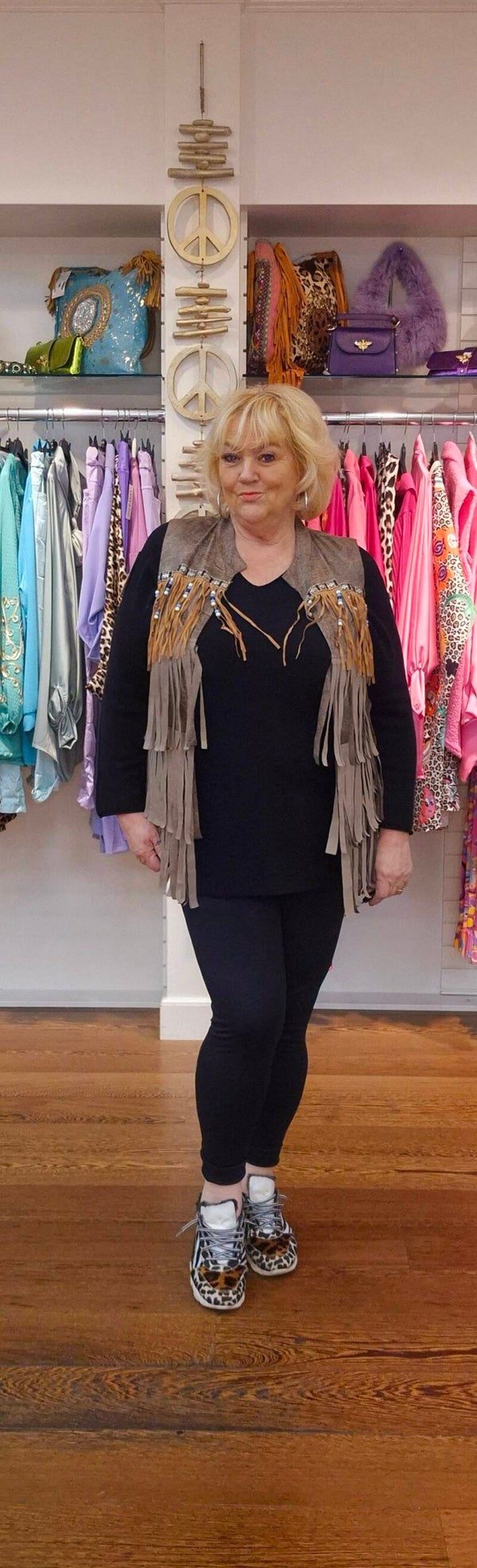 Gilet ibiza western style