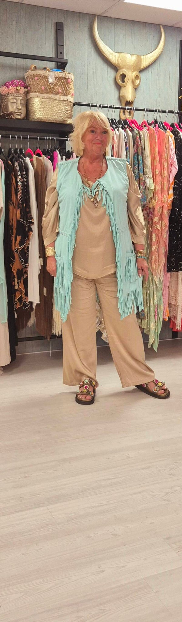 STUNTJE Gilet franje