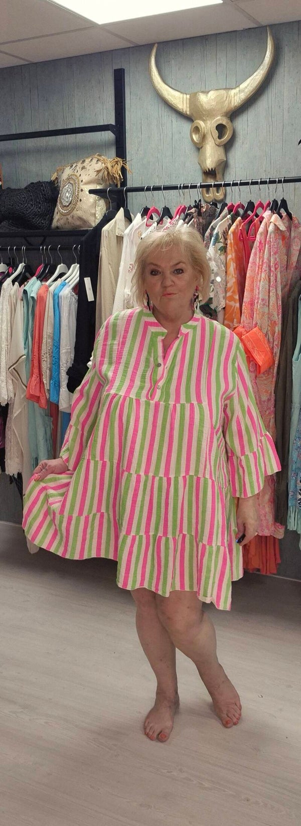 Tuniek grande stripe   1039