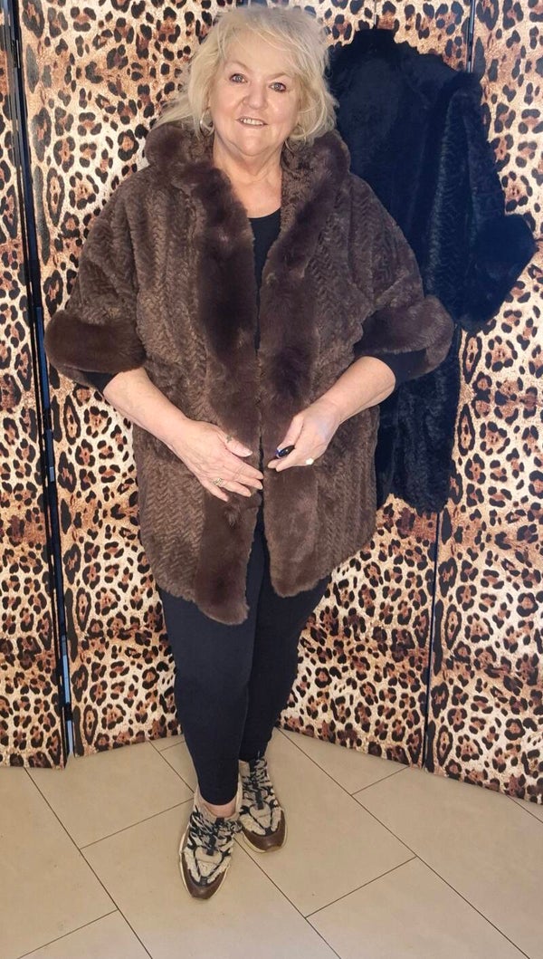 Koopje fake fur vest