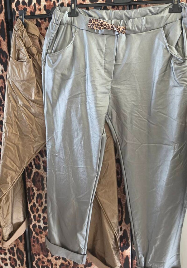 Sale leatherlook jogger