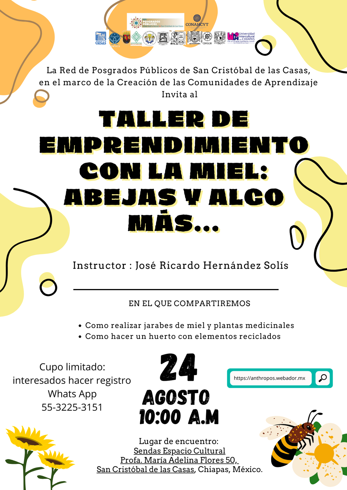 Talleres de emprendimiento y conocimientos / Actividades | Anthropos