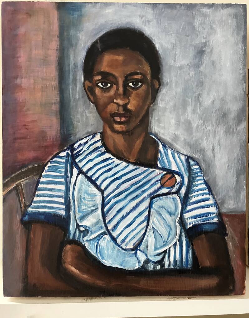 Portret dame (in opdracht gemaakt)