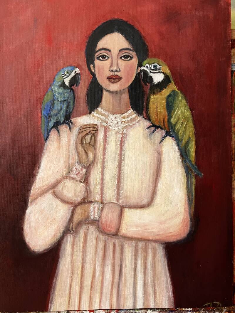 Donna pappagalli