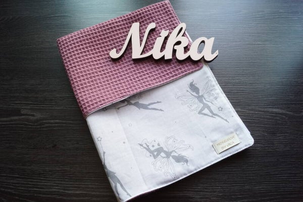 Babydecke Feen Altrosa