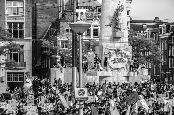 Black Lives Matter protest, de Dam Amsterdam 2020