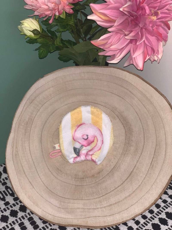 Mini gant de toilette (0-4 ans) - Flamant 5