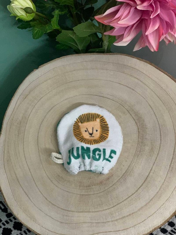 Mini gant de toilette (0-4 ans) - Jungle 1