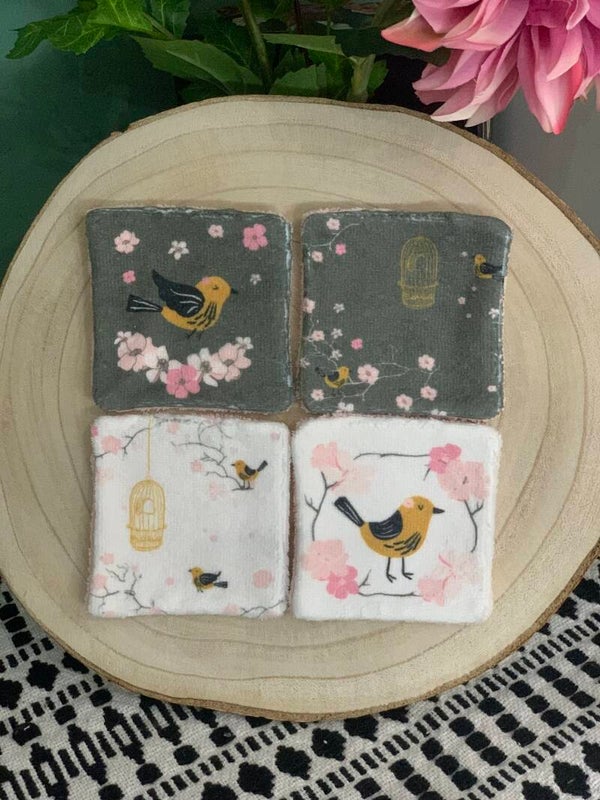 Lingette oiseau x4 (Lot 5)