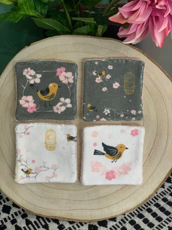 Lingette oiseau x4 (Lot 6)