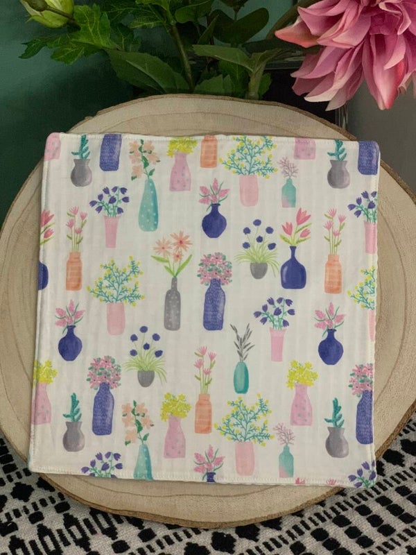 Essuie-tout / Serviette de table "Oh des fleurs !"