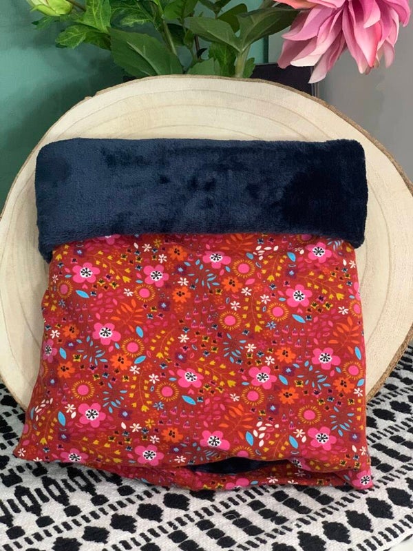 Snood fleuri