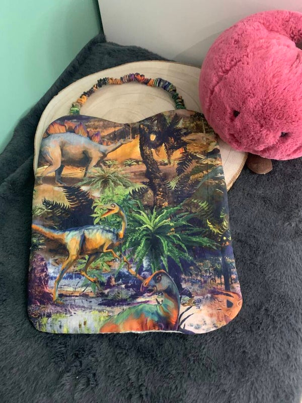 Serviette "Cantine" Dinosaures (3-6 ans)