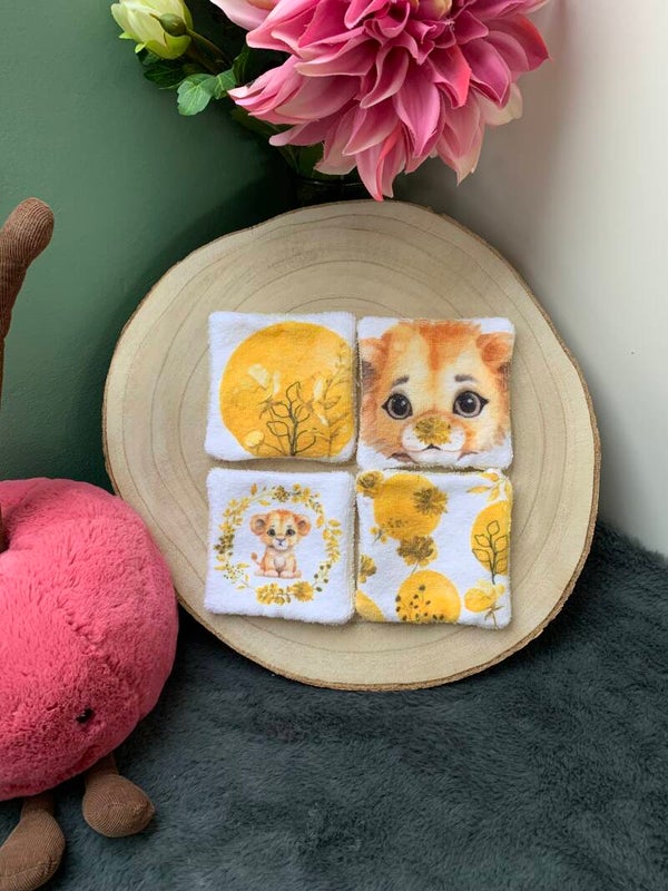 Lingettes bambou lionceau 4