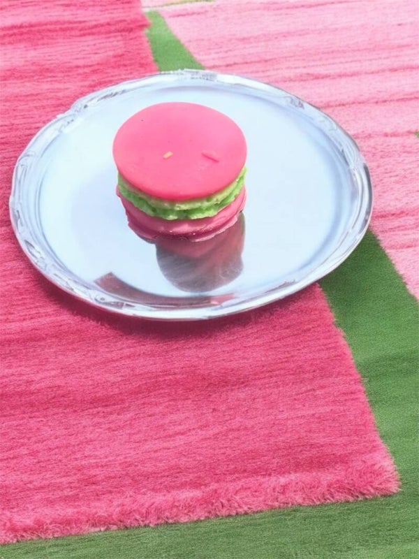 Fondant macaron senteur fraise basilic