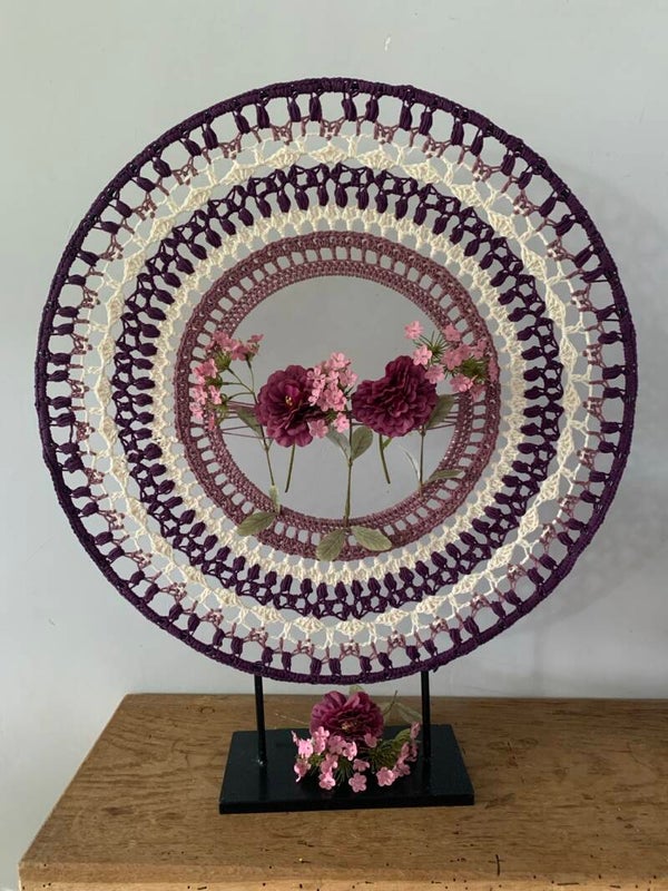 Haakpatroon Mandala "Bloem en draad"