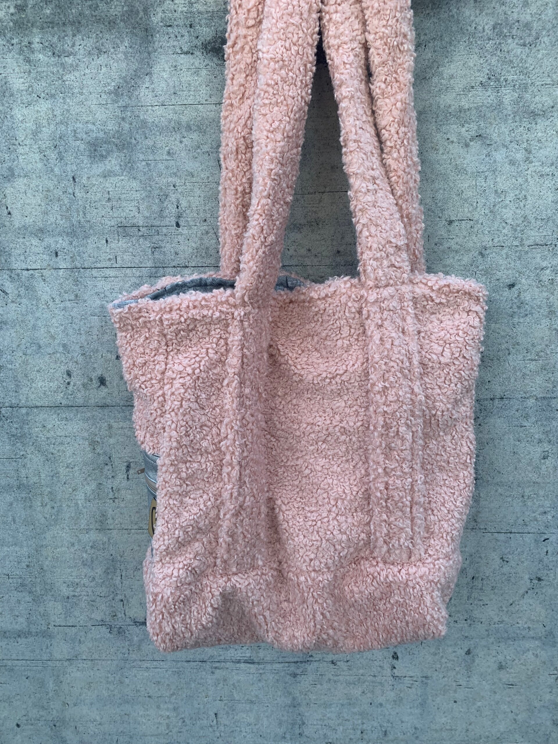 Gelukstas roze teddy