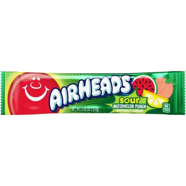 Airheads watermelon punch sour!