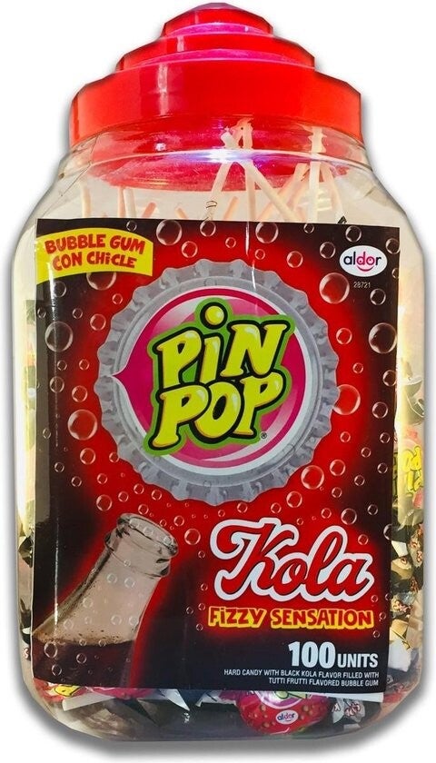 Pin pop loly cola