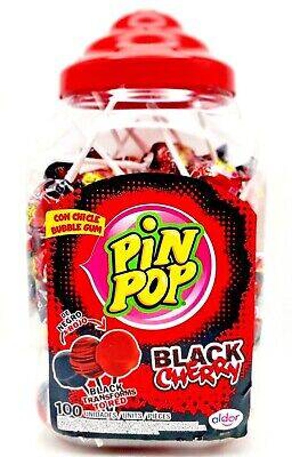 Pin pop black cherry loly