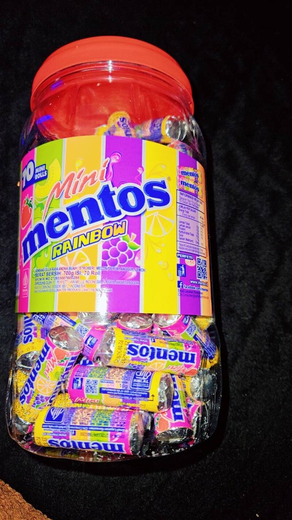 Mini Mentos Rainbow